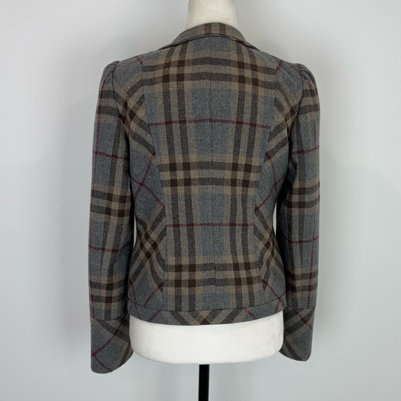 Mario Serrani grey plaid jacket - Picture 4 of 8